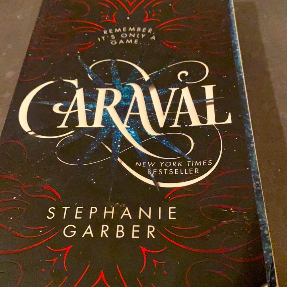 New York Times Bestseller Caraval. Soft cover. Read once.